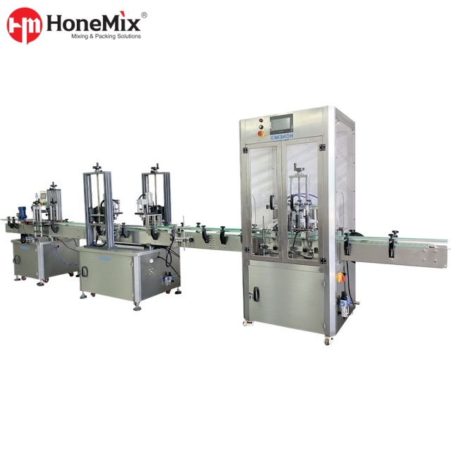 HPM-APF Automatic Perfume Vacuum Filling & Crimping Line Honemix-Automatic-Perfume-Vacuum-Filling-And-Crimping-Line-Full-View