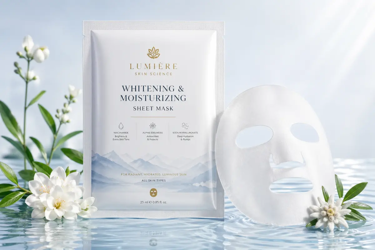 Sheet Mask and Essence Filling Production HONEMIX-Sheet-Mask-And-Essence-Filling-Packaging-Production