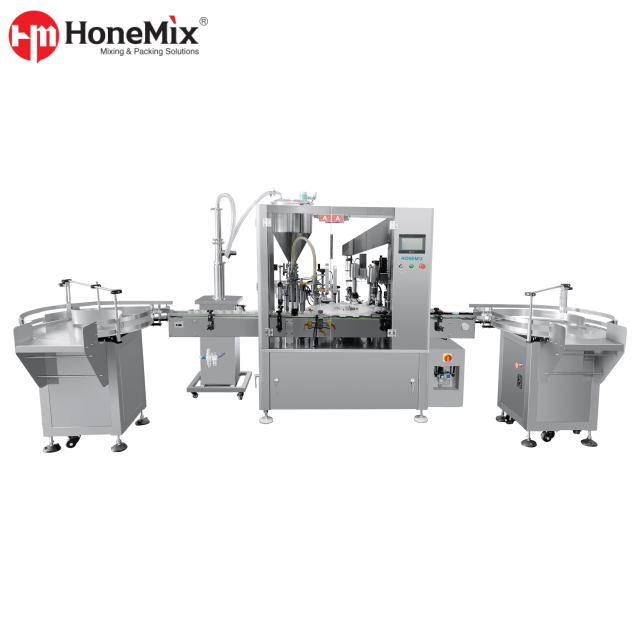 AFM-CR Automatic Cream Jar Filling Capping Machine AFM-CR-Rotary-Cream-Filling-Capping-Line