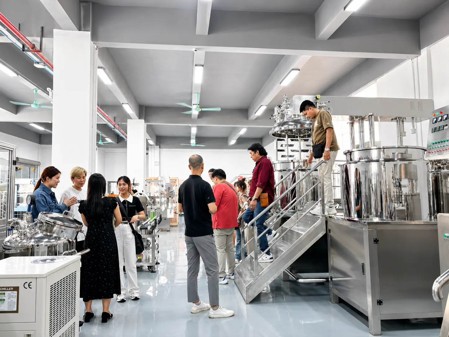 Thailand Customer Factory Visit For Liquid Wash Mixing And Labeling Project Thailand-Customer-Factory-Visit-For-Liquid-Wash-Mixing-And-Labeling-Project