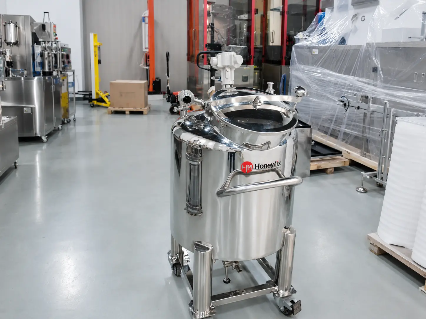 Perfume Pneumatic Mixing Storage Tank Stainless Steel Perfume Pneumatic Mixing Storage Tank For Fragrance Production