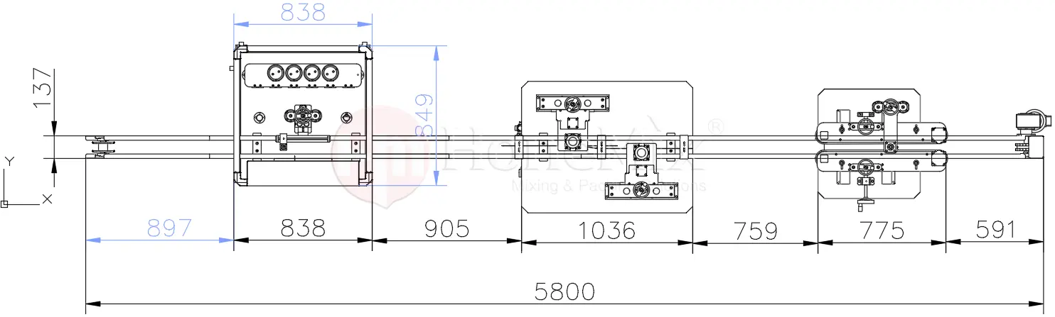 Perfume Filling And Crimping Line Layout Drawing hpm-apf-automatic-perfume-filling-and-crimping-line-layout-drawing