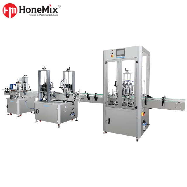 Honemix-Automatic-Perfume-Vacuum-Filling-And-Crimping-Line-Full-View
