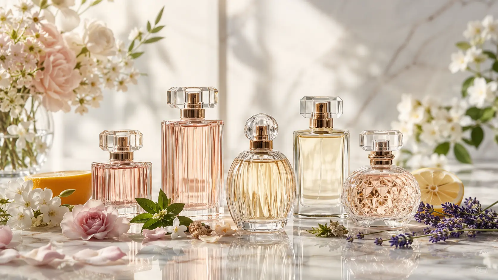 Fresh-Perfume-Bottles-With-Floral-And-Citrus-Fragrance-Ingredients