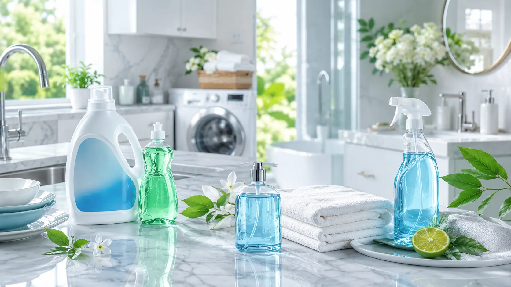 Home-Care-Cleaning-Product-Application-Scene-For-Daily-Household-Use