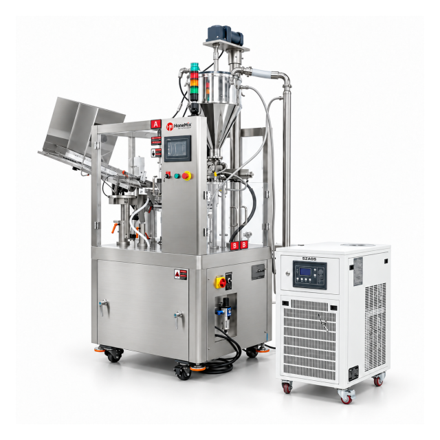 HY-A60 Tube Filling & Sealing Machine