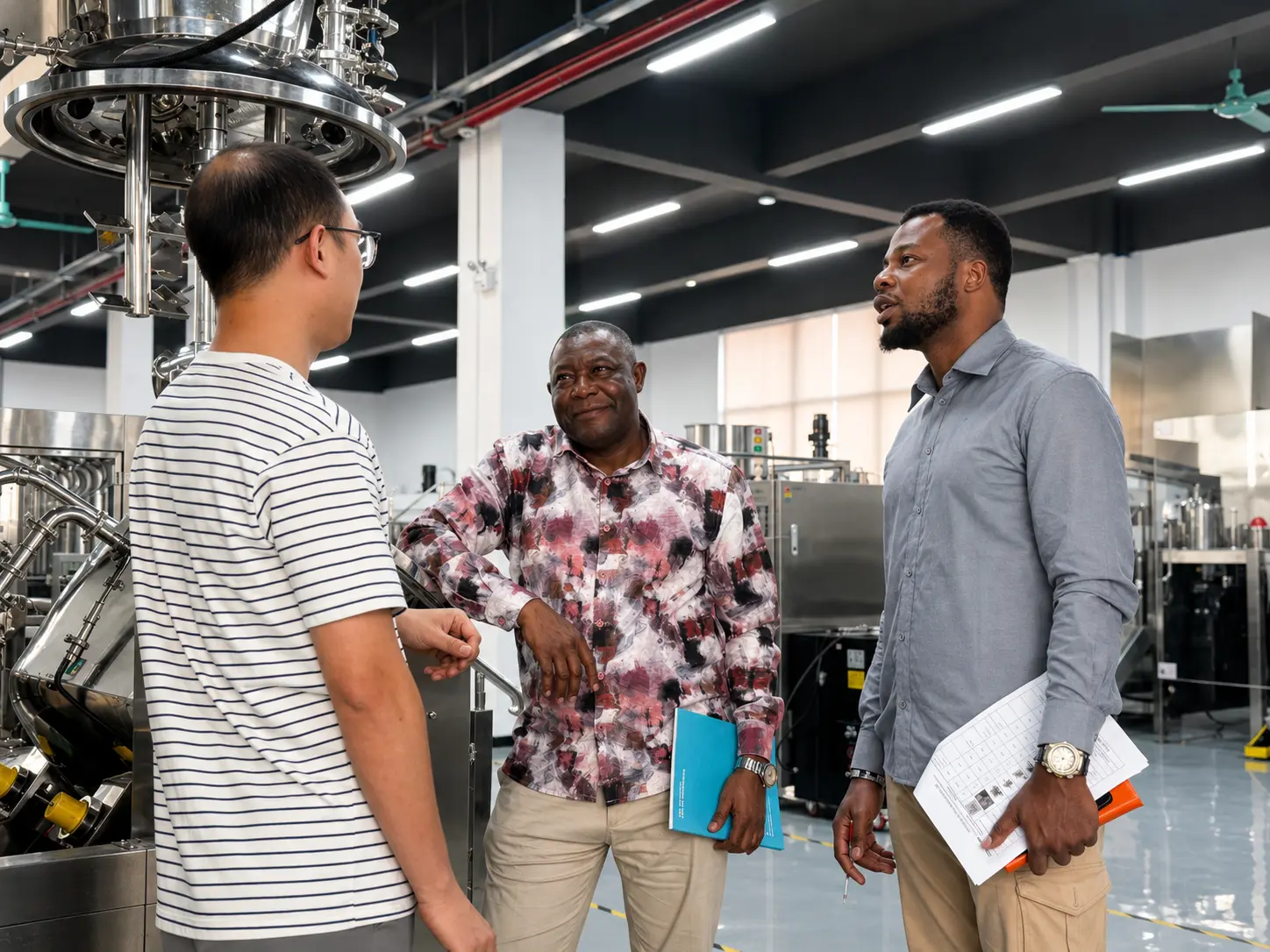 Nigeria-Toothpaste-Production-Project-Technical-Discussion-At-HONEMIX-Factory