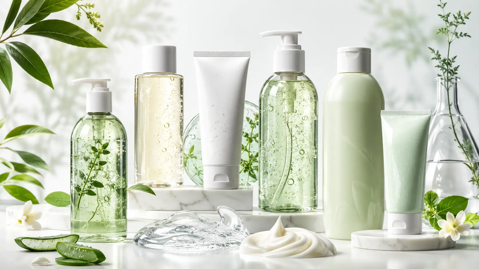 Cleanser-Shampoo-Shower-Gel-Hand-Cream-And-Conditioner-Application-Solution